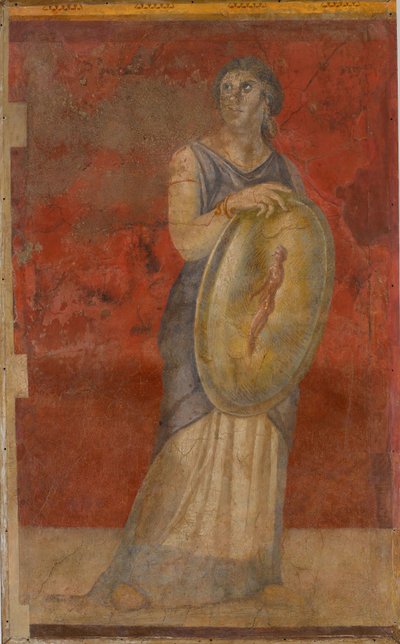 Stojící žena držící štít, cca 50–40 př.n.l. od Roman Republican Period