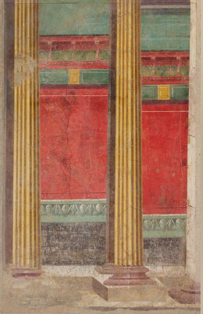 Nástěnná malba z vily v Boscoreale, cca 50–40 př.nl. od Roman Republican Period