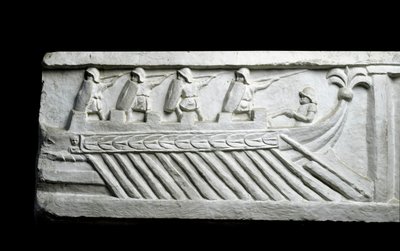 Válečná loď (nízký reliéf) od Roman Roman