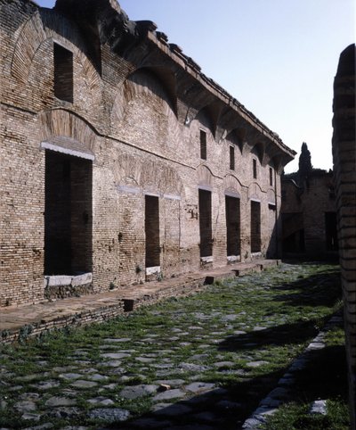 Starověká Ostia: Dům Diany (Dům Diany), v „Insula“ na Via dei Balconi. od Roman Roman