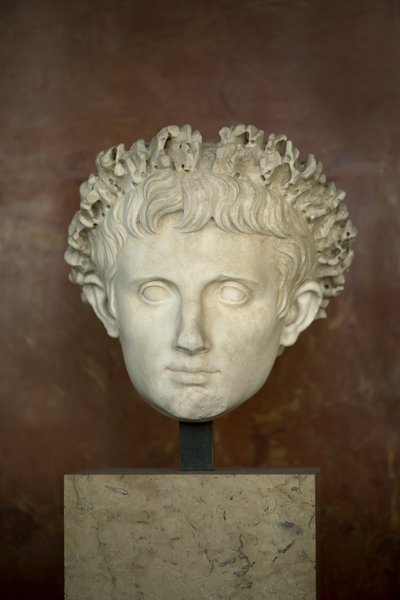 Art Řím Hlava císaře Augusta (63 př. n. l. - 14 n. l.) mramor od Roman Roman