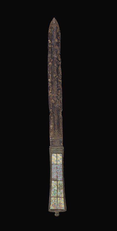 Dýka (železo, bronz a sklo) od Roman Roman