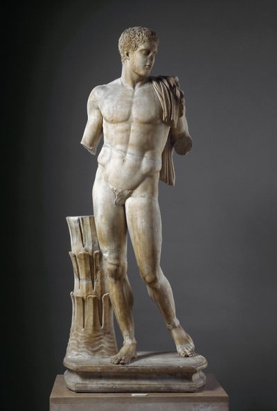 Diomedova římská mramorová socha podle řeckého originálu. Od Cumy. Rozměr 177 cm Národní archeologické muzeum, Neapol od Roman Roman