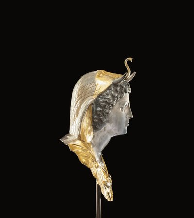 Znak Kleopatry Selene, c. konec 1. století před naším letopočtem - začátek 1. století našeho letopočtu (balíček-pozlacený a stříbrný) od Roman Roman
