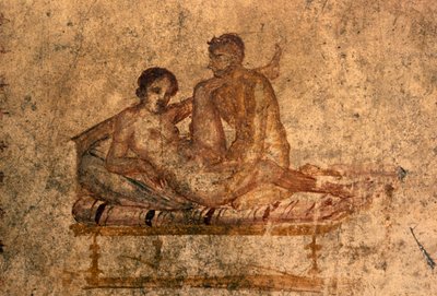 Erotická freska z domu Vettii, Pompeje (Seznam světového dědictví UNESCO od Roman Roman