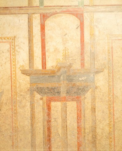 Freska z domu Menander, Pompeje, Kampánie, římská civilizace od Roman Roman