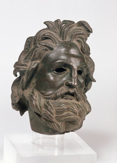 Hlava Poseidona (bronz) od Roman Roman