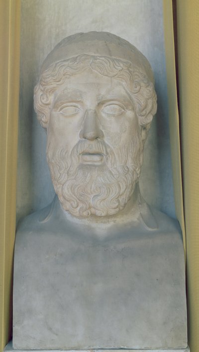 Hermetická busta Anacreon (mramor) od Roman Roman