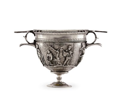 Skyphos, c. konec 1. století před naším letopočtem - začátek 1. století našeho letopočtu (stříbro) od Roman Roman