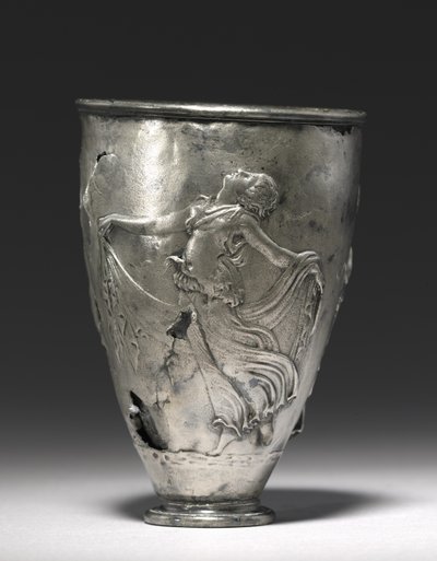 Vicarello Goblet, Vicarello, Augustan Period (stříbrný) od Roman Roman