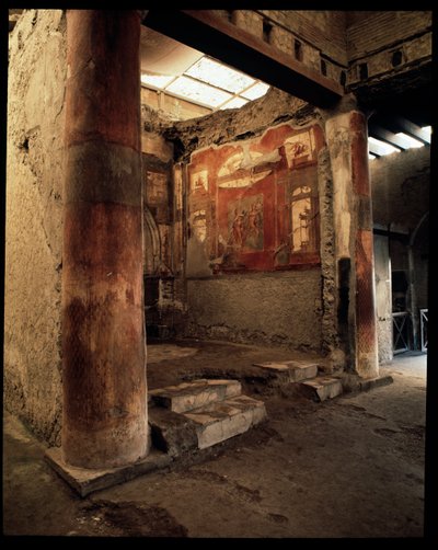 Pohled na College of the Augustales, 5. století před naším letopočtem – 1. století našeho letopočtu od Roman Roman