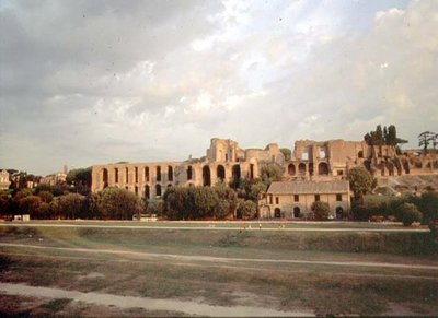 Pohled na Palatine z Circus Maximus (foto) (viz také 99013) od Roman Roman