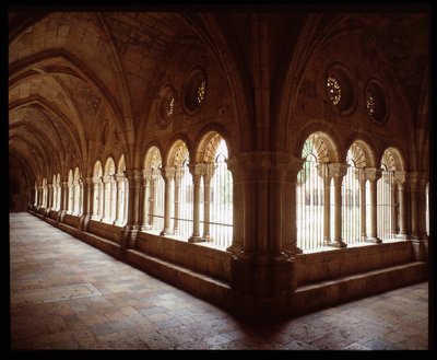 Pohled na klášter Cathedrale Sainte Thecle (Sainte-Thecle) v Tarragoně od Romanesque