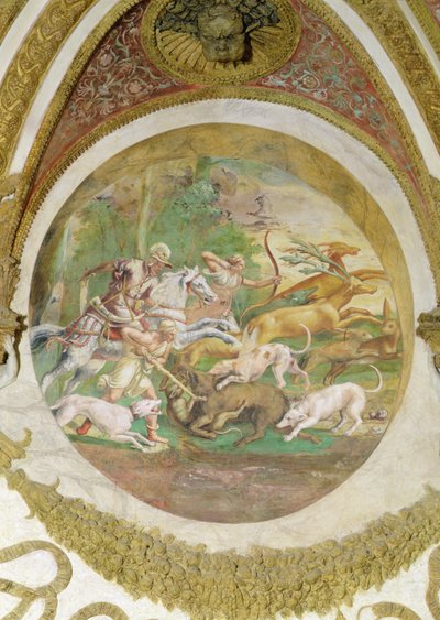Komora větrů, lov jelenů a divočáků od Romano Giulio