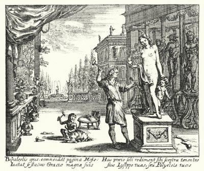 Sochařství (rytina) od Romeyn de (after) Hooghe
