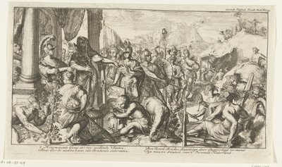 Alegorie akvizic v Brabantsku od Romeyn de Hooghe