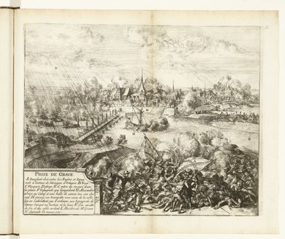 Beleg en inname van Grave, 1586 Nahrávání (název na objektu) Wars of Flanders (název série) od Romeyn de Hooghe