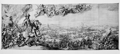 Král Vilém III v bitvě u Boyne, 1. července 1690 od Romeyn de Hooghe