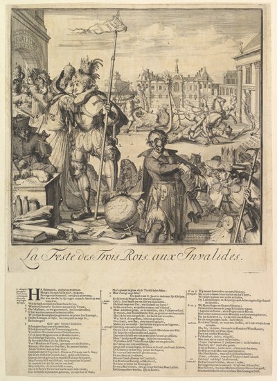 Svátek Tří králů.n.d. od Romeyn de Hooghe