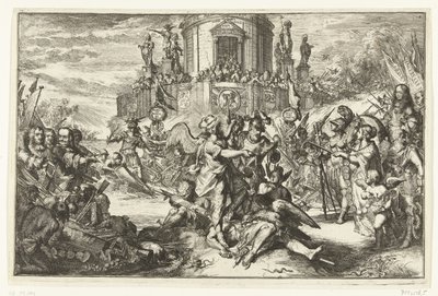 Vítězství s příchodem Viléma III od Romeyn de Hooghe
