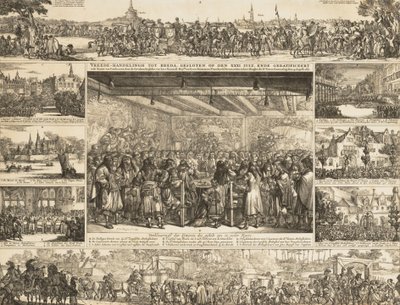 Mírová konference v Bredě, n. d., n. d. od Romeyn de Hooghe