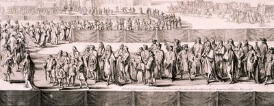 Pohřeb královny Marie II, Westminster Abbey, Londýn, 1695 od Romeyn de Hooghe