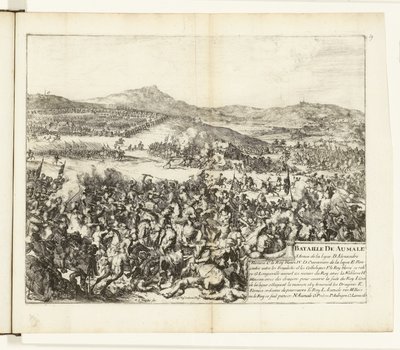 Struska bij Aumale, 1592 Bitva o Aumale (název na objektu) Wars of Flanders (název série) od Romeyn de Hooghe