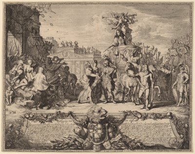 Uytrecht Restores (Znovu dobytí Utrechtu, 1673) od Romeyn de Hooghe
