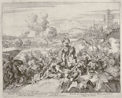 Vídeňský tiskový cyklus, Císařská armáda bojující s Turky, 1683 od Romeyn de Hooghe