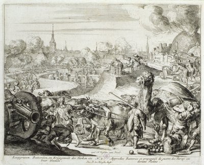 Vídeňský tiskový cyklus, Turecká pozice ve Vídni, 1683 od Romeyn de Hooghe
