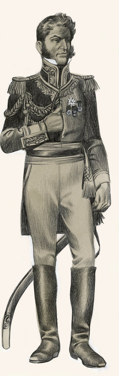 Antonio Lopez de Santa Anna od Ron Embleton