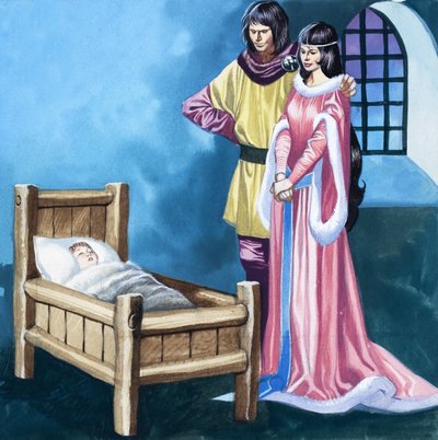 Legenda o Gudrun: Hagen zabil gryfa od Ron Embleton