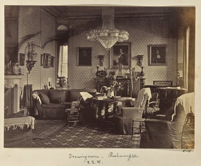 Drawingroom - Roehampton. od Ronald Ruthven Leslie Melville