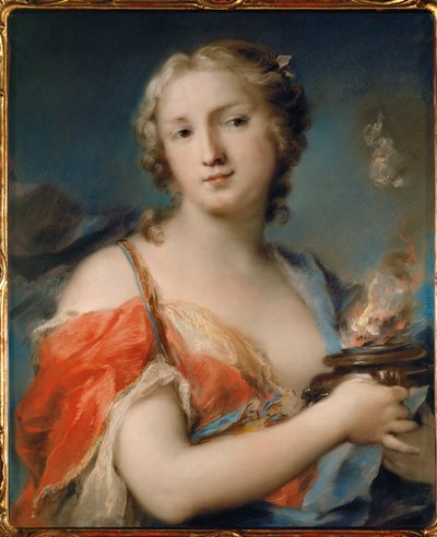Oheň - jeden z řady čtyř živlů od Rosalba Giovanna Carriera