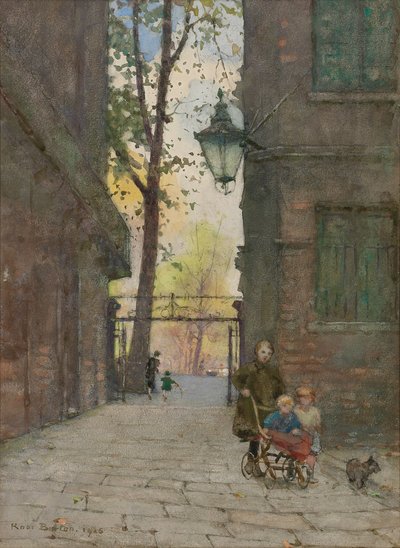 Parks Place, Knightsbridge, Londýn, 1916 od Rose Maynard Barton