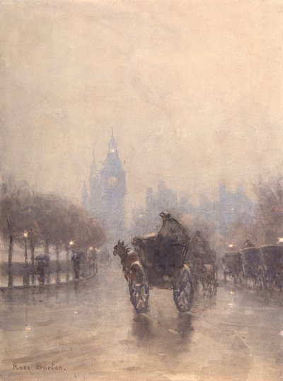 Viktoriino nábřeží (akvarel) od Rose Maynard Barton