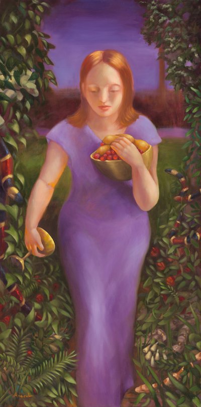 Žalm 23: V přítomnosti mých nepřátel, 2008 (olej na plátně) od Rosemarie Adcock