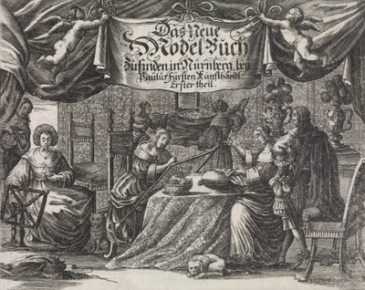 Nová modelová kniha. . .První díl, cca 1660. od Rosina Helena Fürst
