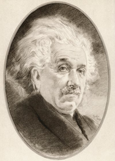 Albert Einstein z Živé biografie velkých vědců. od Ross Gordon