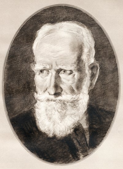 George Bernard Shaw, z Živé biografie slavných mužů. od Ross Gordon
