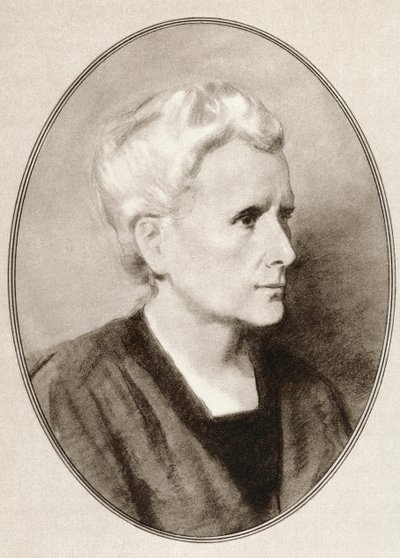 Marie Sklodowska Curie, z Živé biografie velkých vědců. od Ross Gordon
