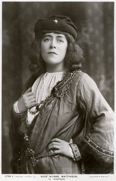 Edith Wynne Matthison, britská herečka, c1907. od Rotary Photo