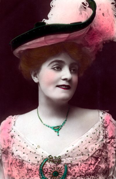 Evie Greene 1875-1917, anglická herečka, 1906. od Rotary Photo