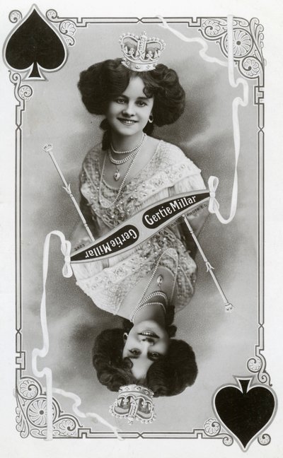 Gertie Millar, britská herečka a zpěvačka, c1905. od Rotary Photo