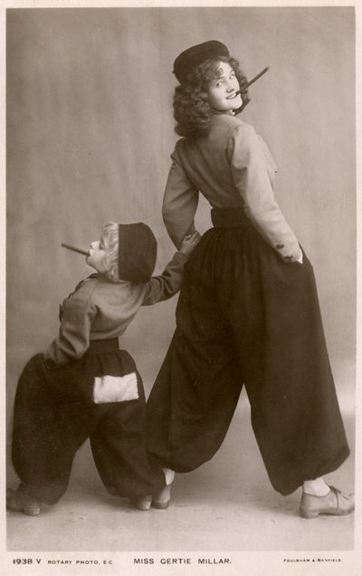 Gertie Millar, britská herečka a zpěvačka, c1906. od Rotary Photo