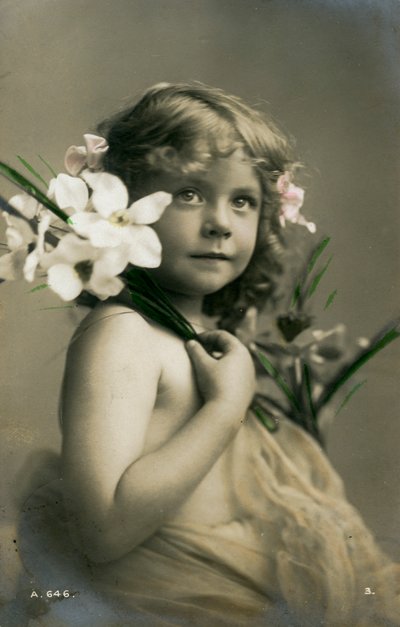 Dívka, c1911. od Rotary Photo