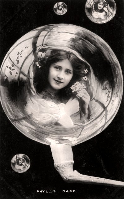 Phyllis Dare 1890-1975, anglická herečka, 1907. od Rotary Photo