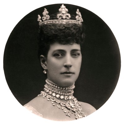 Královna Alexandra 1844-1925, královna choť krále Edwarda VII., konec 19. století. od Rotary Photo