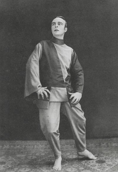 Rudolf von Laban, rakouský tanečník (čb fotografie) od Ruben Sobol