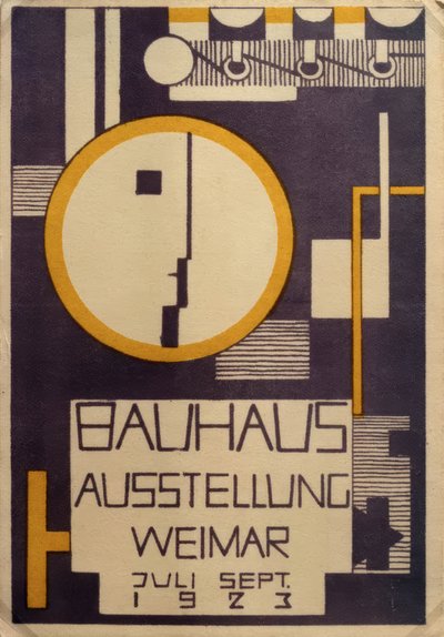 Výstava Bauhaus ve Výmaru, červenec–září 1923 od Rudolf Baschant